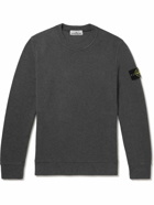 Stone Island - Logo-Appliquéd Cotton-Jersey Sweatshirt - Gray