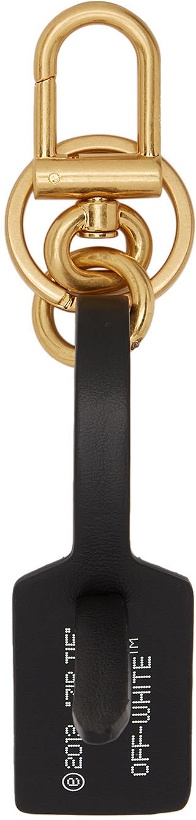 Photo: Off-White Black & Gold Zip-Tie Keyring