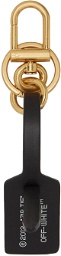 Off-White Black & Gold Zip-Tie Keyring