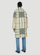 Burberry - Pixel Check Coat in Beige