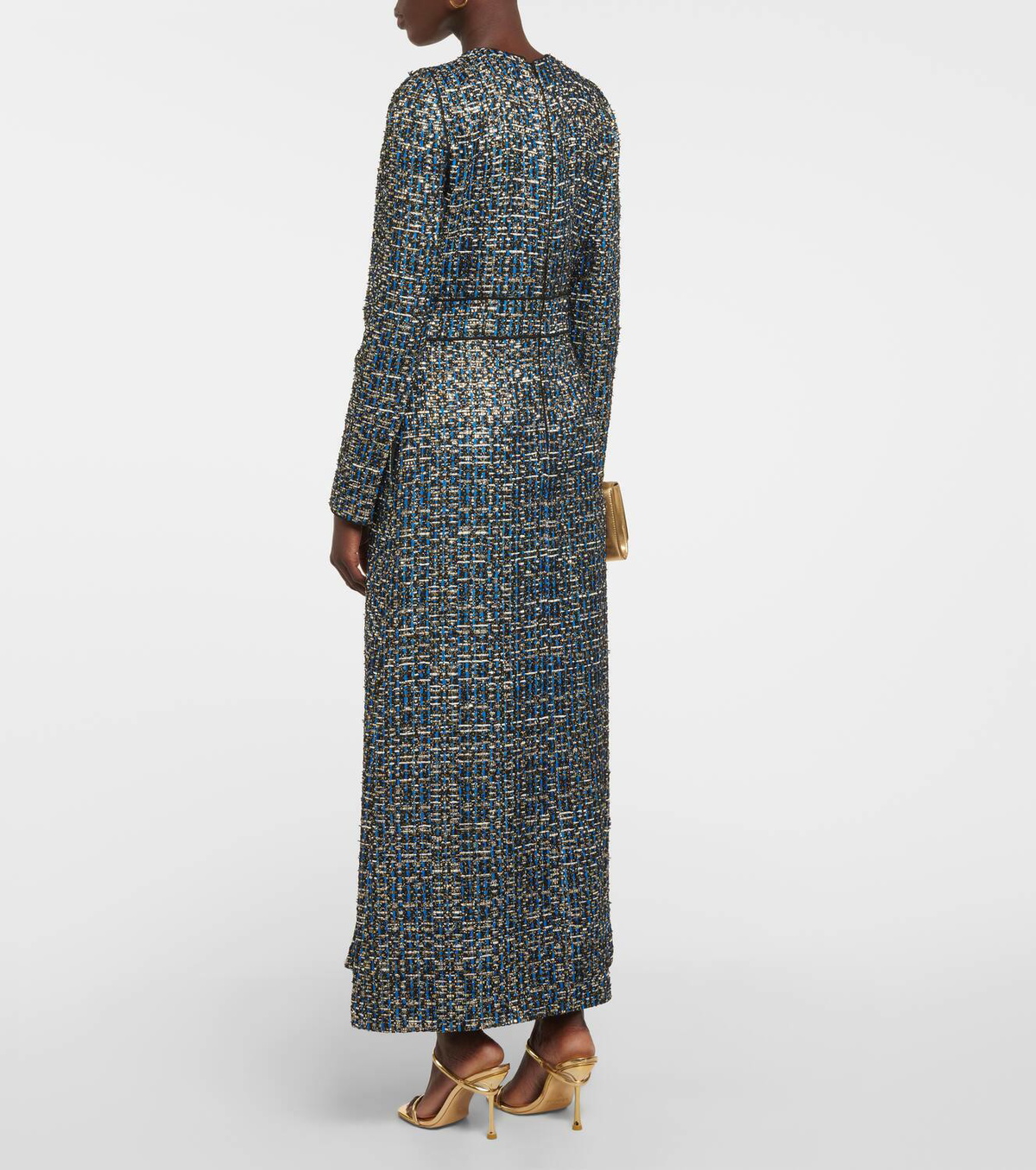 Giambattista Valli Tweed maxi dress Giambattista Valli