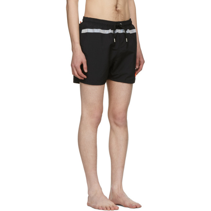 Heron Preston Black Reflective Swim Shorts Heron Preston