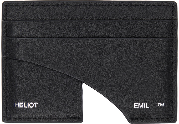 Photo: HELIOT EMIL Black Leather Card Holder