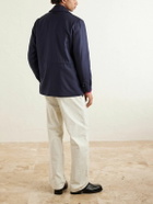 Lardini - Cashmere and Modal-Blend Twill Field Jacket - Blue