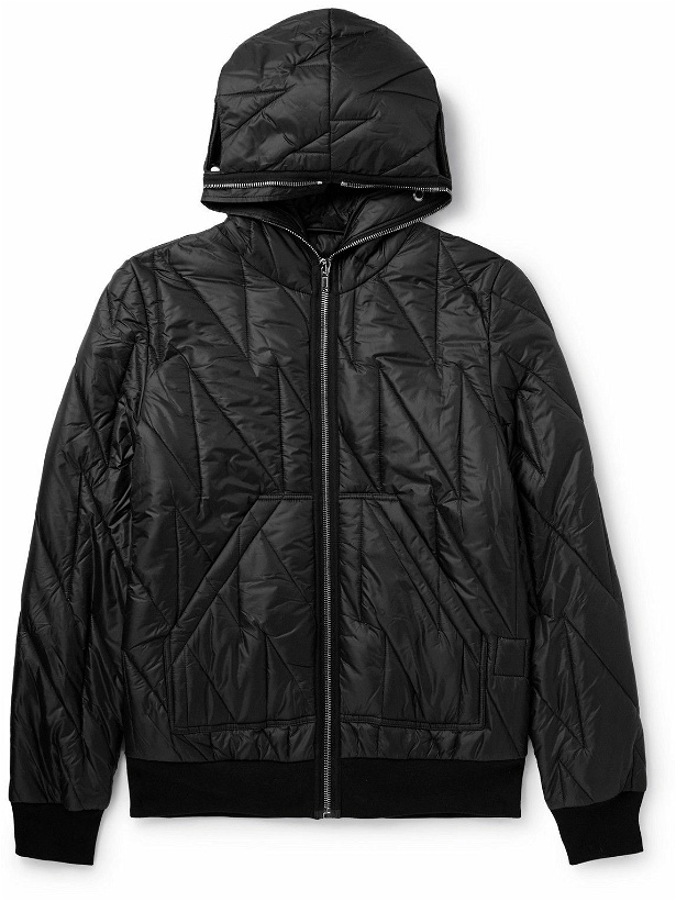 Photo: DRKSHDW by Rick Owens - Quilted Padded Shell Hooded Jacket - Black
