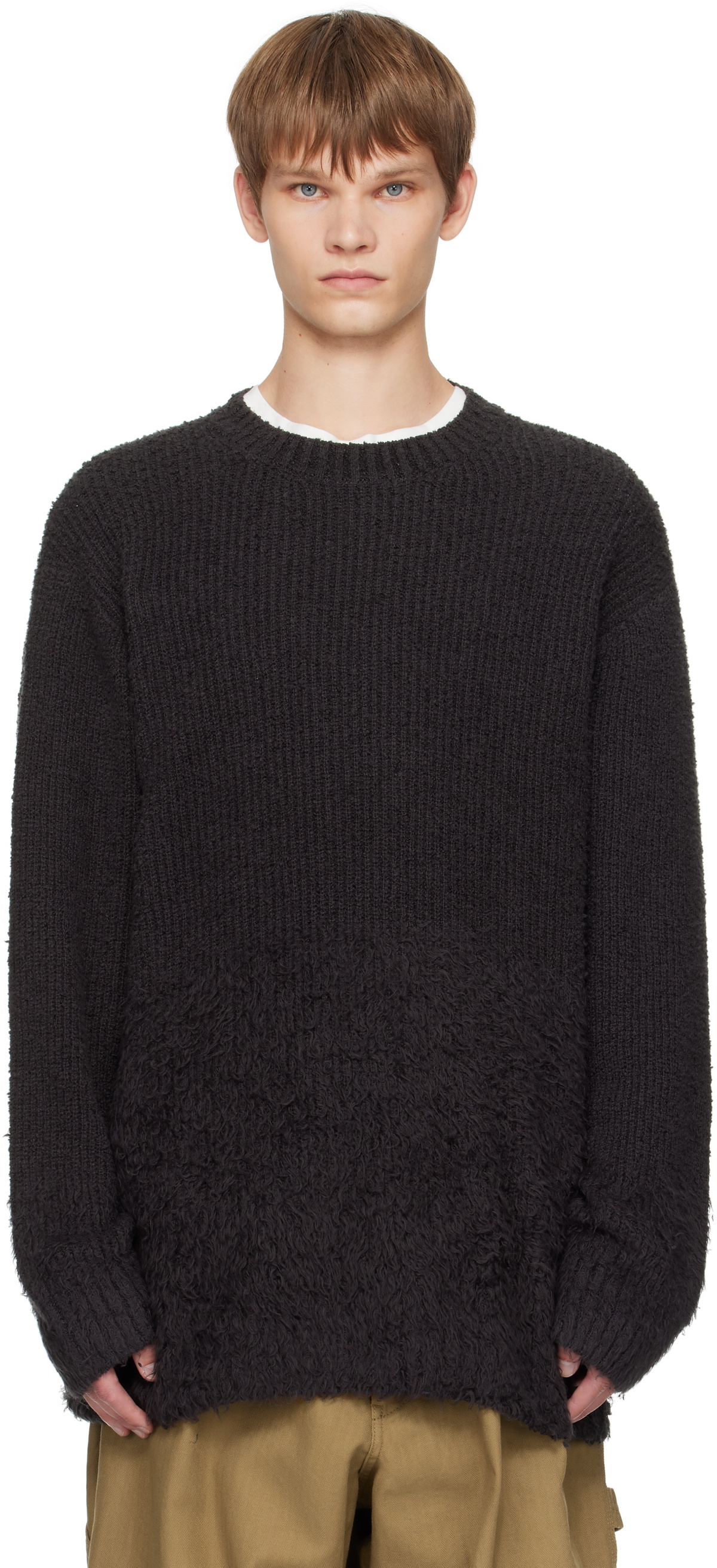 YOHJI YAMAMOTO Black Thread Sweater Yohji Yamamoto