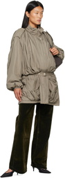 OPEN YY Khaki Belted Cargo Field Jacket