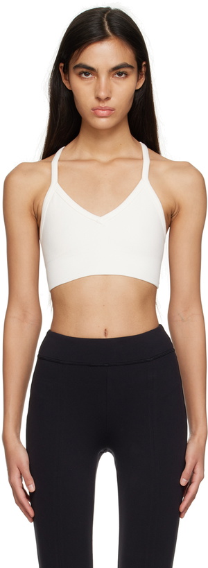 Photo: Alo White Seamless Sports Bra
