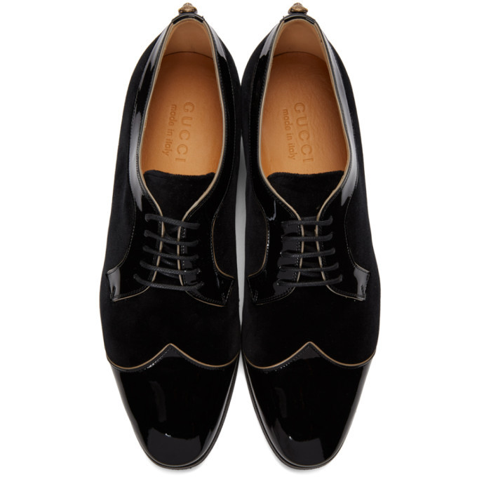 Gucci Black Thune Lace-Up Derbys Gucci display picture 2