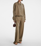 The Row Sacha leather thong sandals
