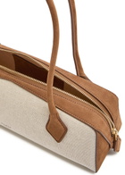 Alaïa Le Teckel Medium Canvas Shoulder bag - Cream - One Size