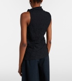 Proenza Schouler Circe White Label asymmetric lace top