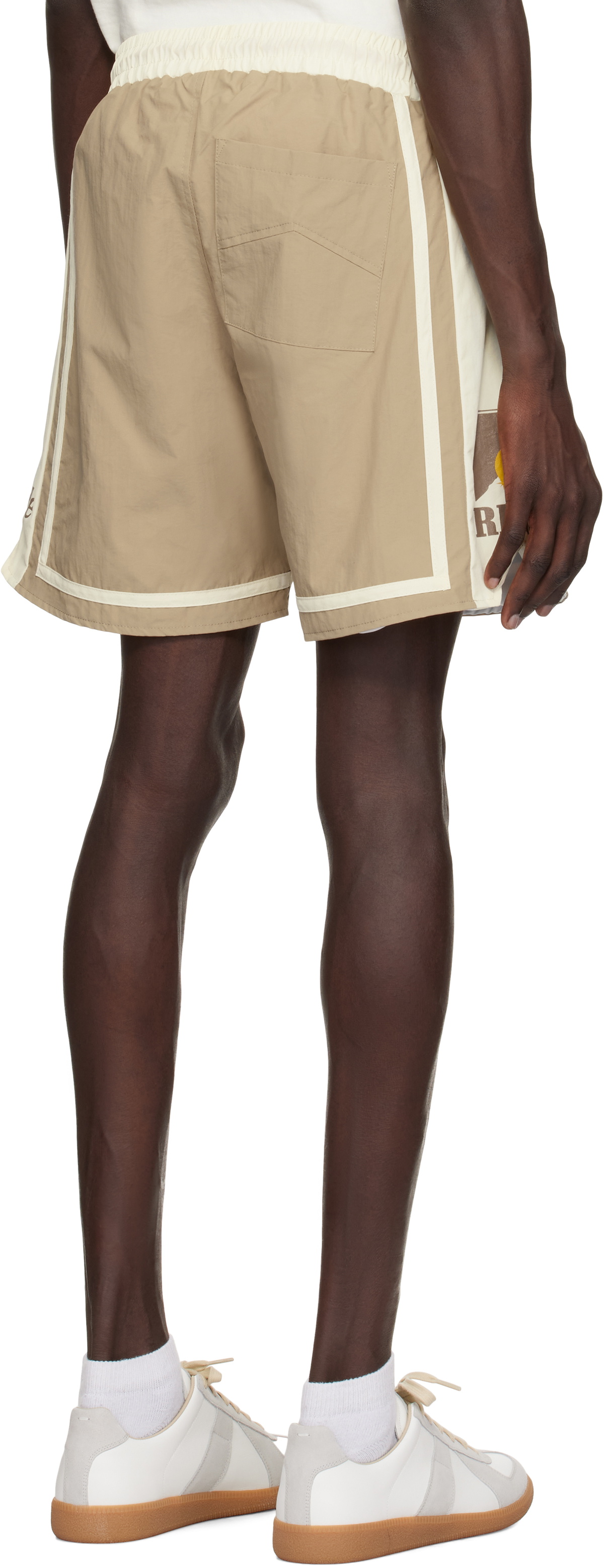 Rhude Beige Moonlight Shorts