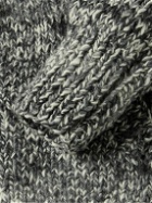 Chamula - Merino Wool Zip-Up Cardigan - Gray