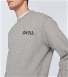 Zegna Logo cotton jersey sweatshirt