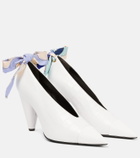 Pucci - Croc-effect leather pumps