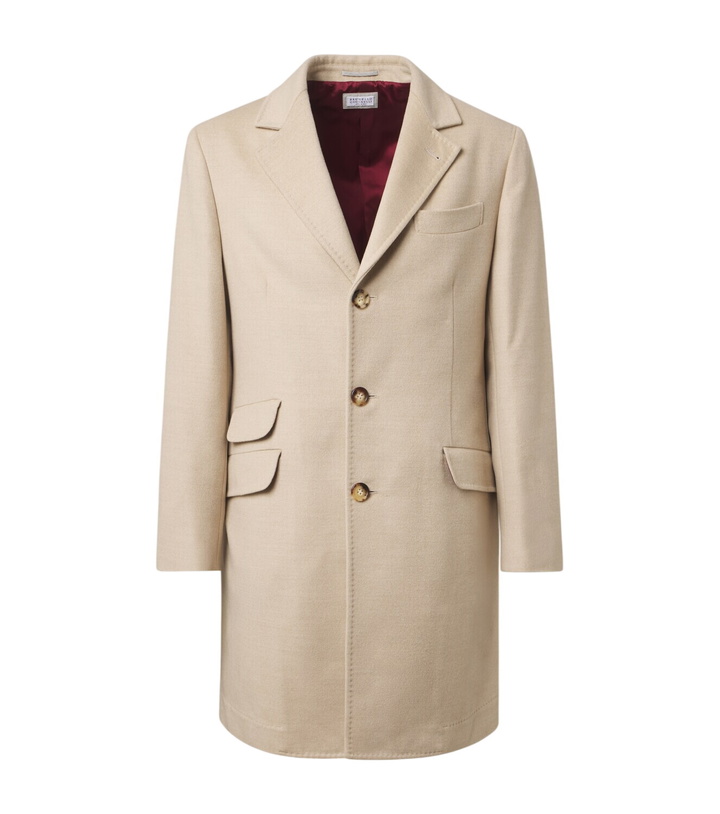 Photo: Brunello Cucinelli Virgin wool coat