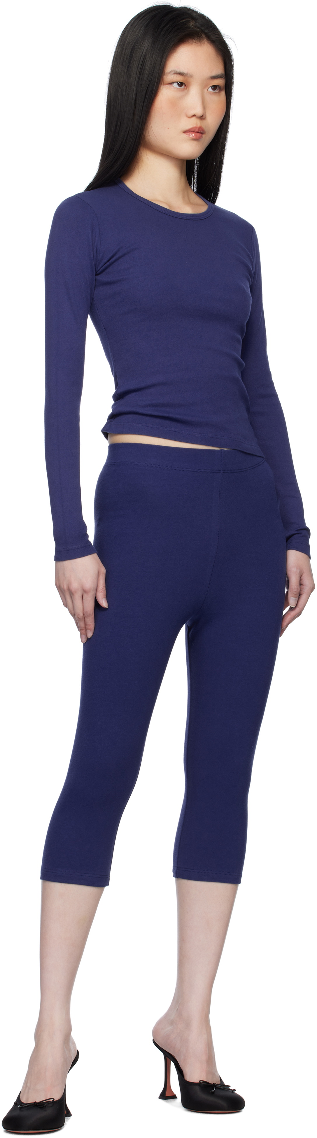 Gil Rodriguez Navy Capri Leggings