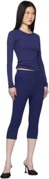 Gil Rodriguez Navy Capri Leggings