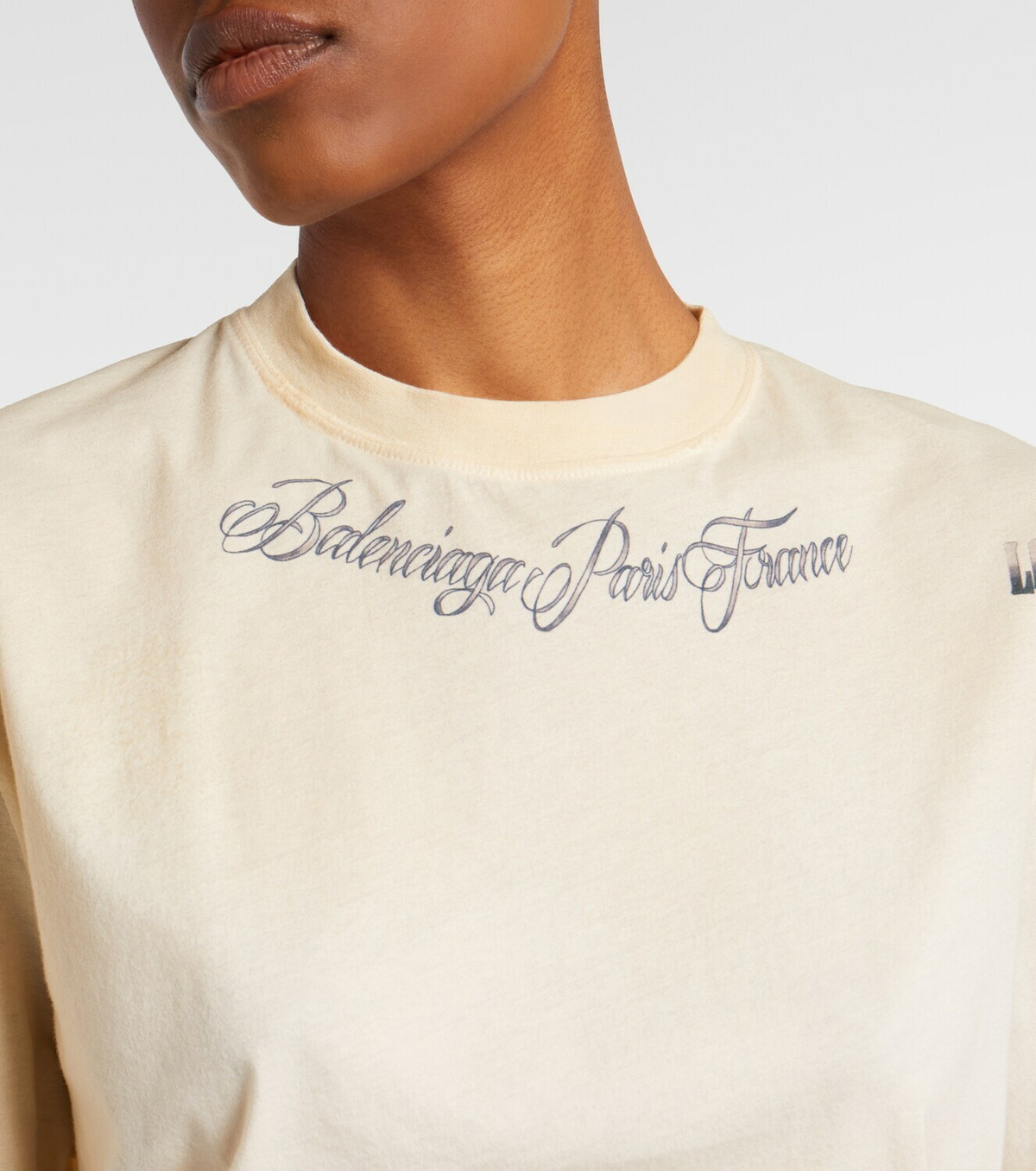 Balenciaga Printed cotton jersey T-shirt