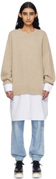 Stella McCartney Beige Shirting Sweater