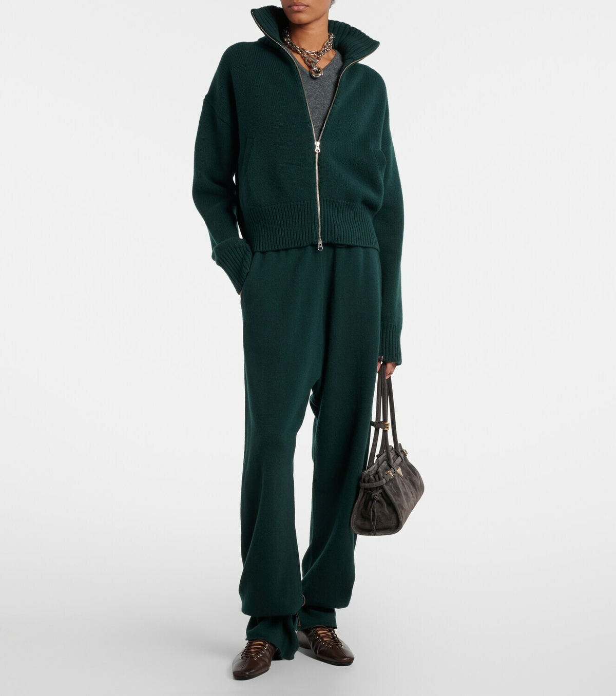 Extreme Cashmere n°142 Run cashmere-blend sweatpants
