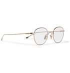 Native Sons - Roy Round-Frame Gold-Tone Optical Glasses - Gold