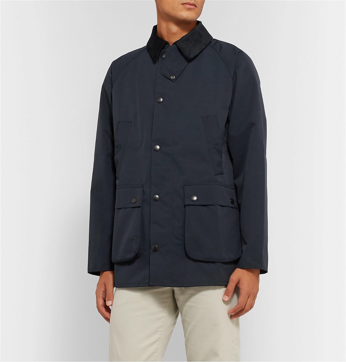 Barbour - White Label Bedale Corduroy-Trimmed Shell Jacket