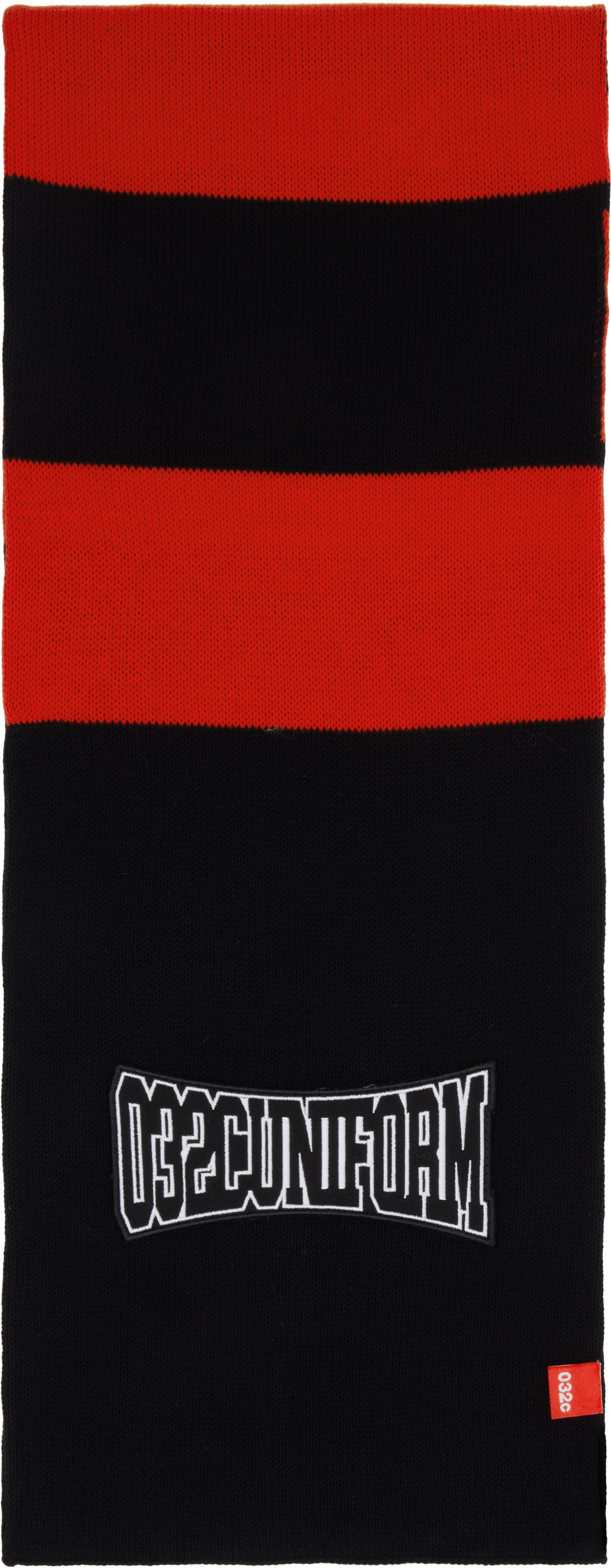 032c Black & Red One Dollar Bill Scarf