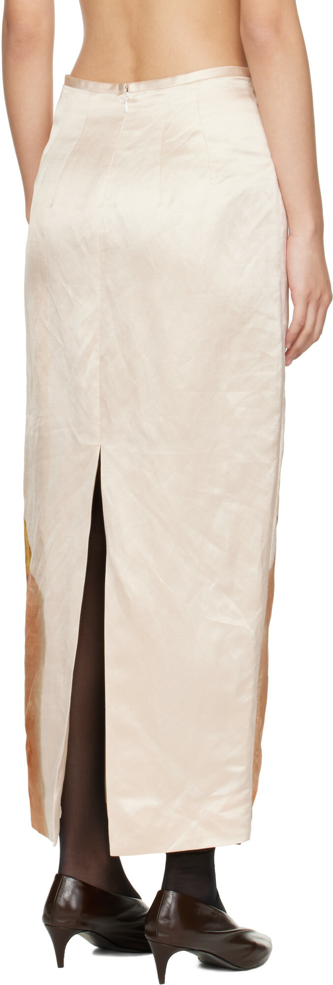 KHAITE Beige Winton Maxi Skirt