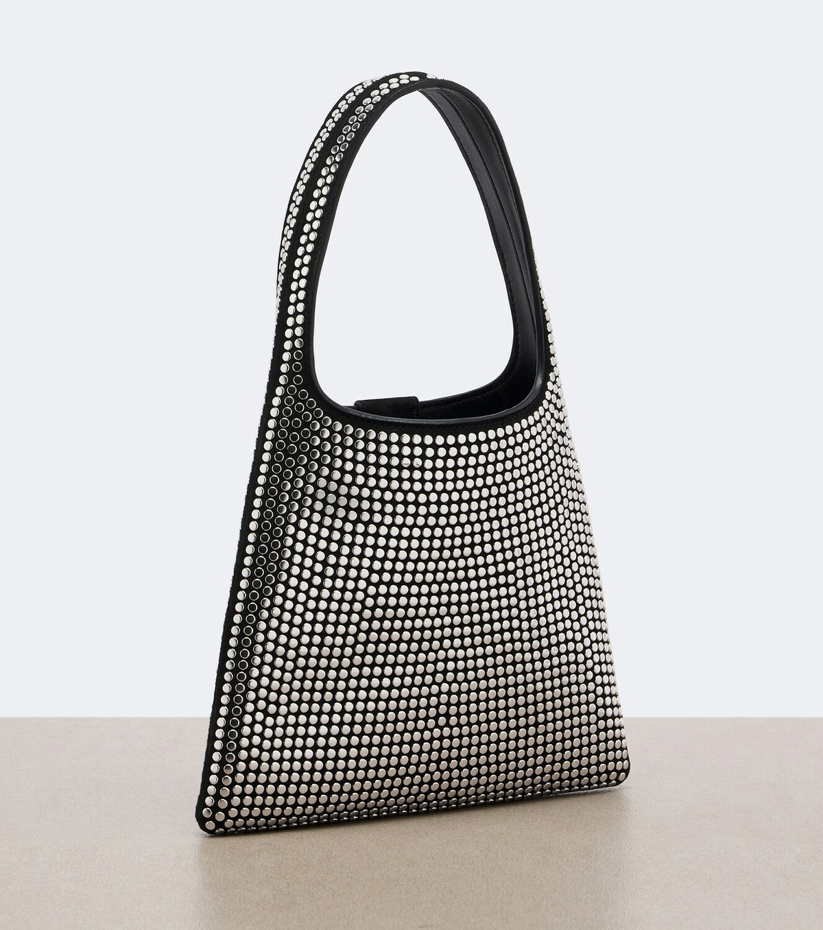 Alaïa Mini studded suede top-handle bag