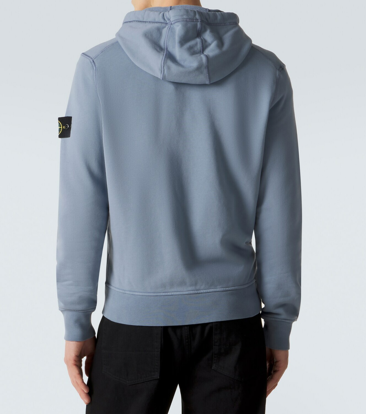 Stone Island Cotton jersey zip-up hoodie