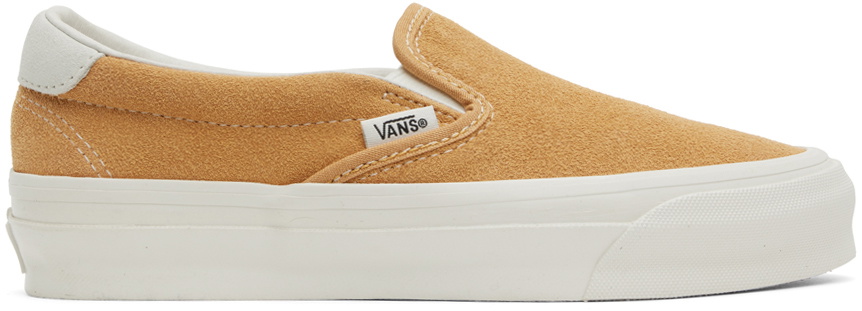 vans jaune slip on
