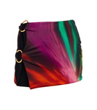Louisa Ballou - Double Ring printed miniskirt