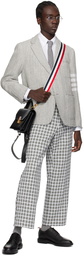 Thom Browne Gray & White Check Trousers