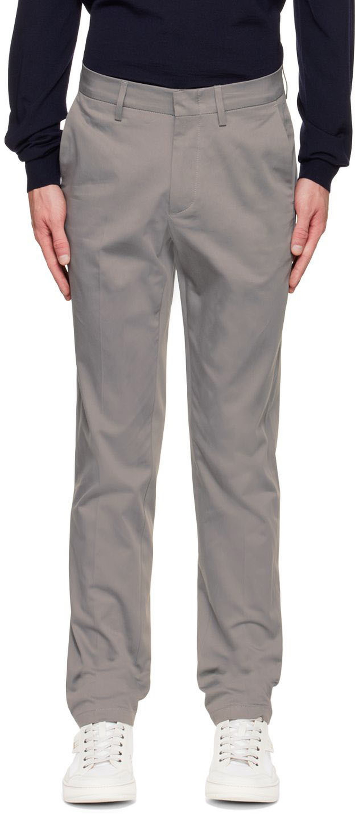 Dunhill Gray Chino Trousers Dunhill