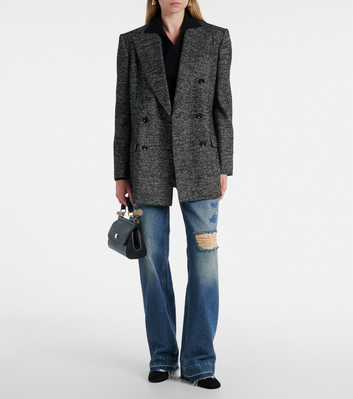 Dolce&Gabbana DG suede ankle boots