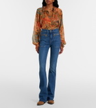 Veronica Beard Beverly flared jeans