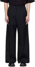 Juun.J Black Drawstring Trousers