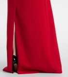 Safiyaa Danica crêpe gown