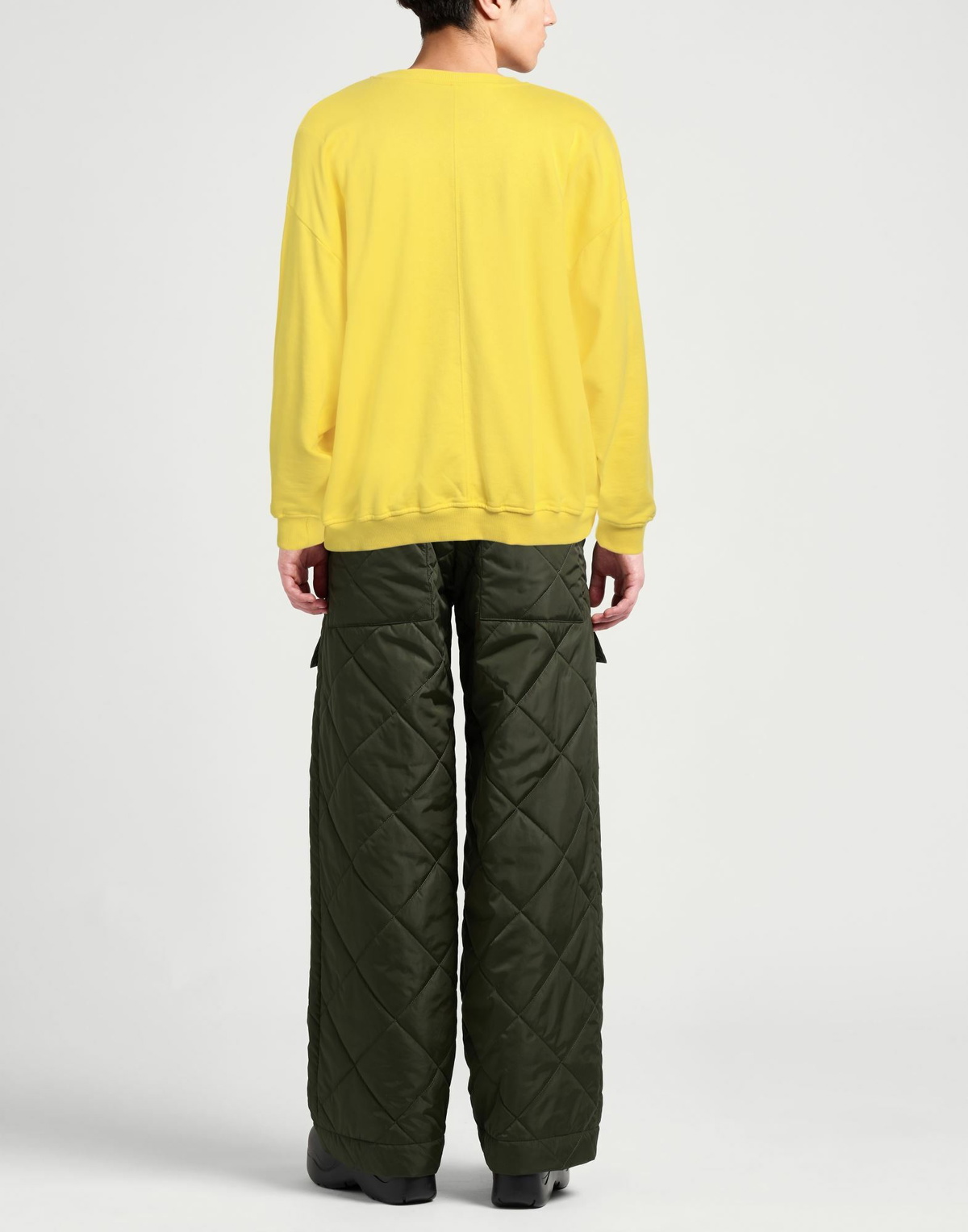 Buscemi Mens Sweatshirt in Yellow