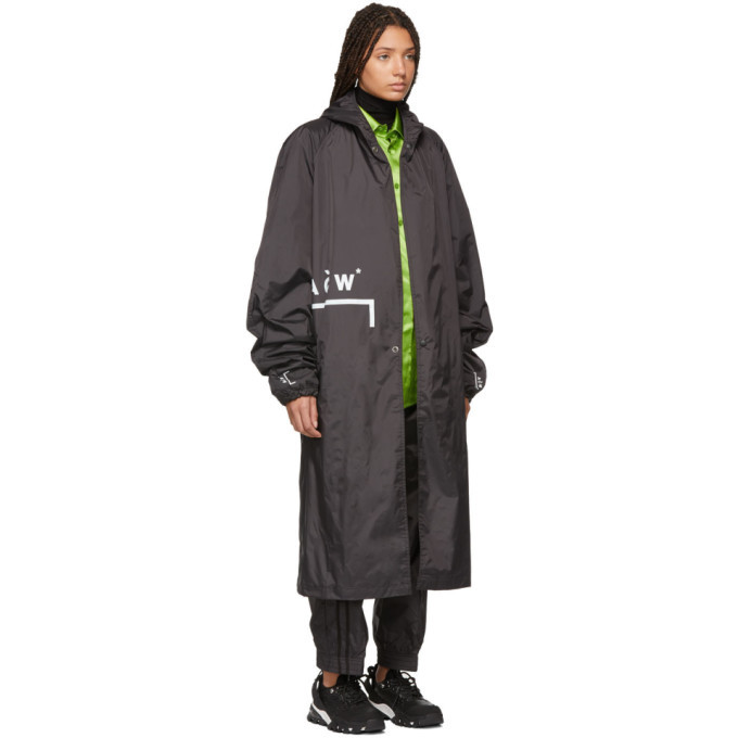 A-Cold-Wall* Black Nylon Storm Coat A-Cold-Wall*