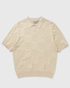 Carhartt WIP S/S Checker Polo Beige Men