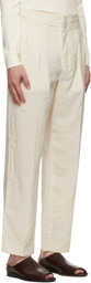 Lemaire Off-White 2 Pleats Trousers