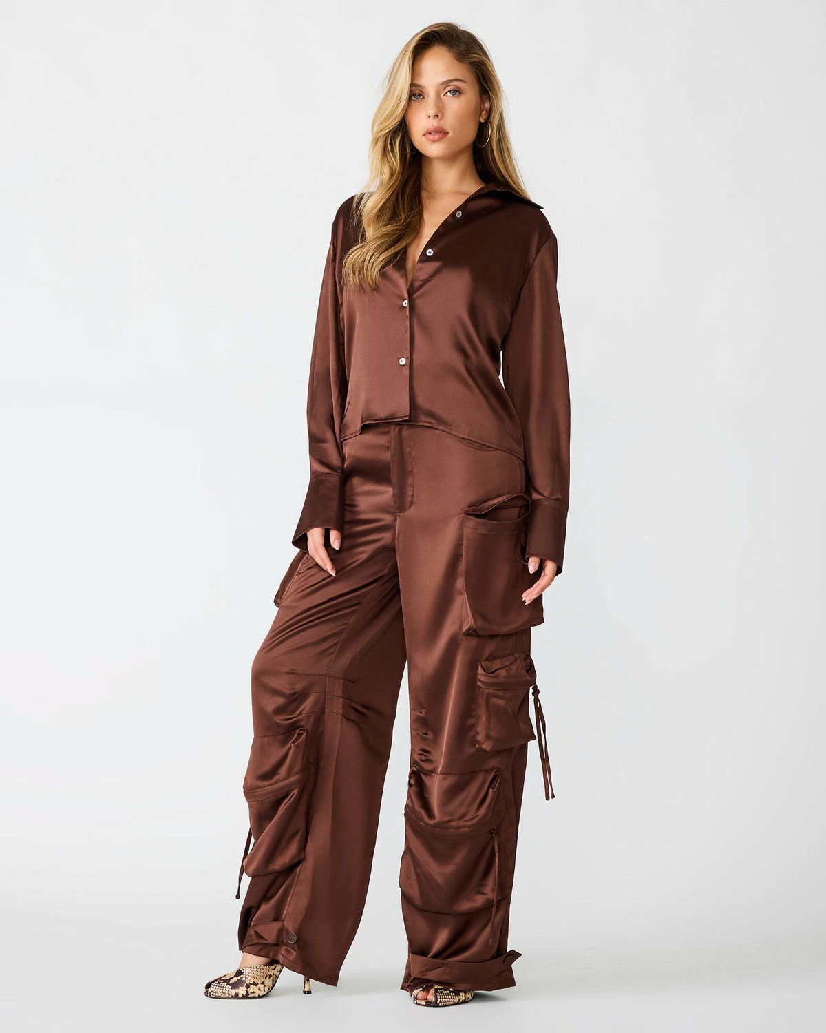 Steve Madden Mare Top in Chocolate