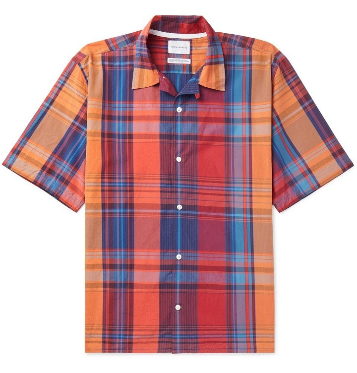Photo: Norse Projects - Carsten Checked Cotton Shirt - Men - Red
