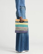 Sacai Womens Handbag Turquoise