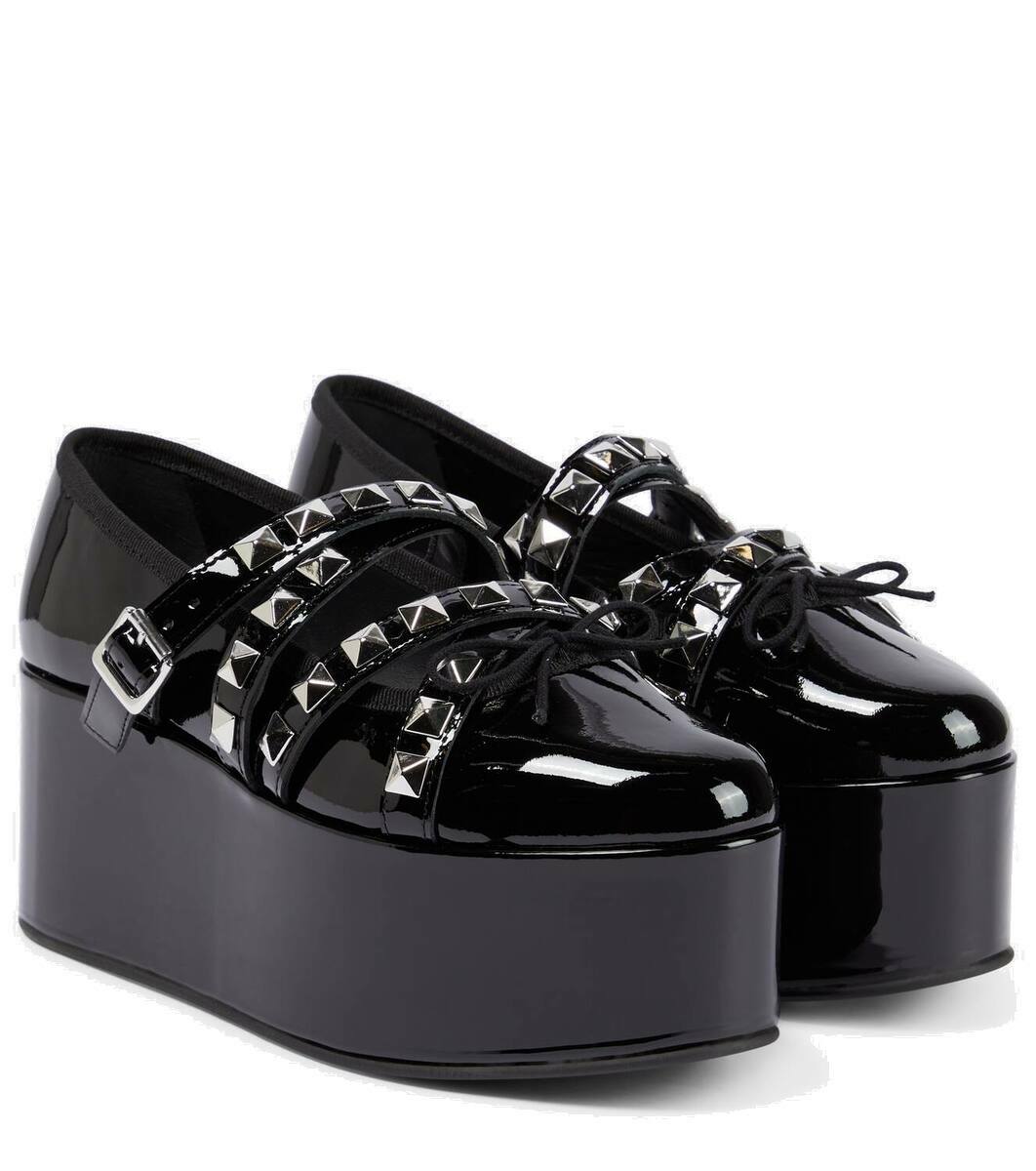 Noir Kei Ninomiya Floral-appliqué harness Noir Kei Ninomiya