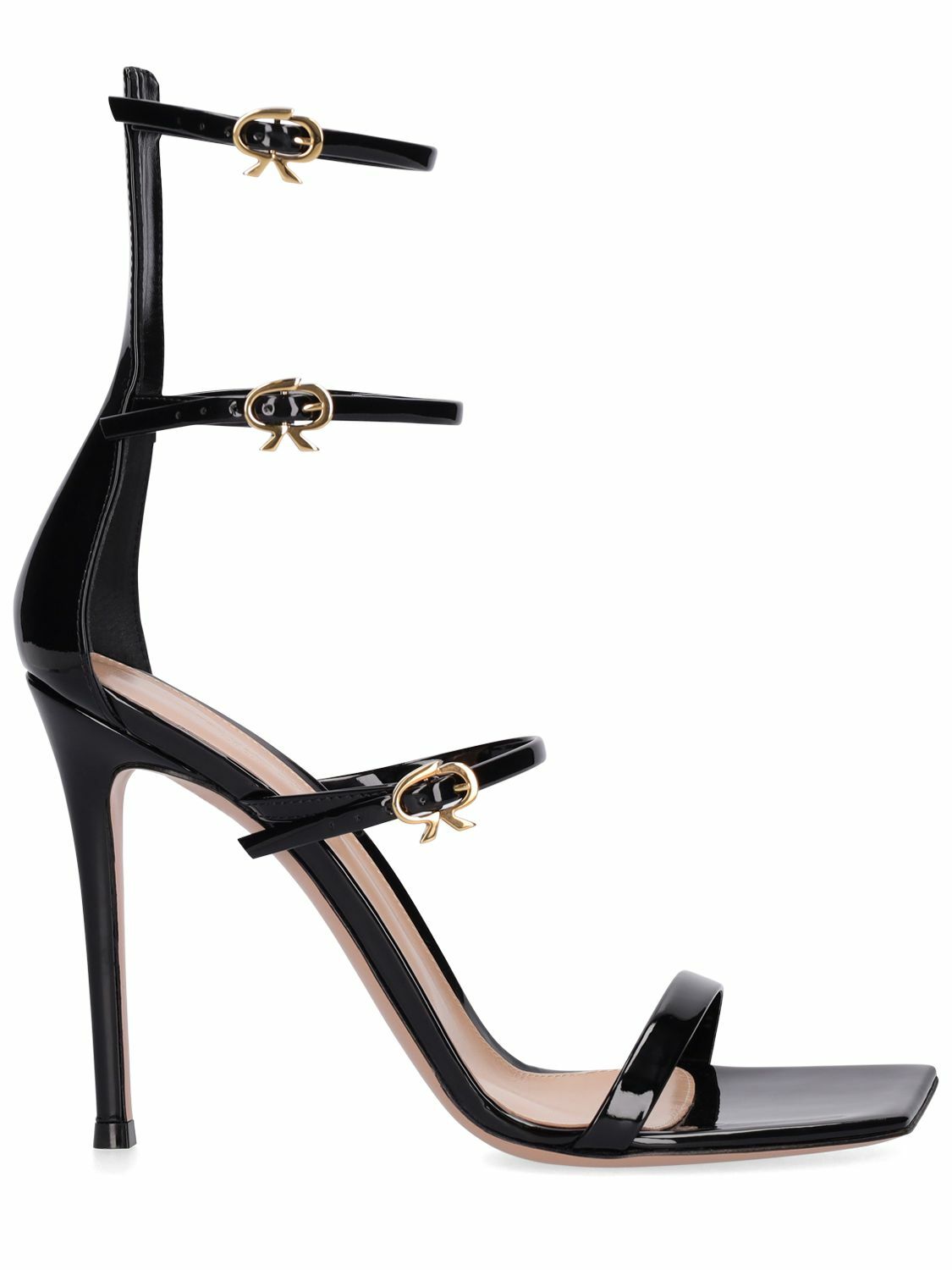 Gianvito Rossi Black Eclypse Heeled Sandals Gianvito Rossi