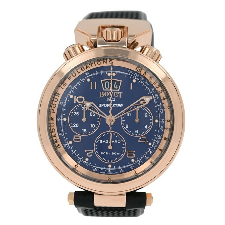 Photo: Bovet Sportster Chronograph Automatic Blue Dial Mens Watch SP0420-MA